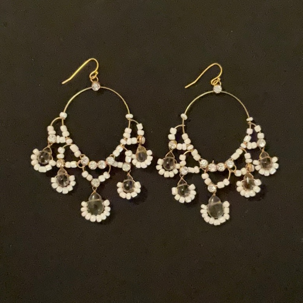 Anthropologie pierced dangle earrings